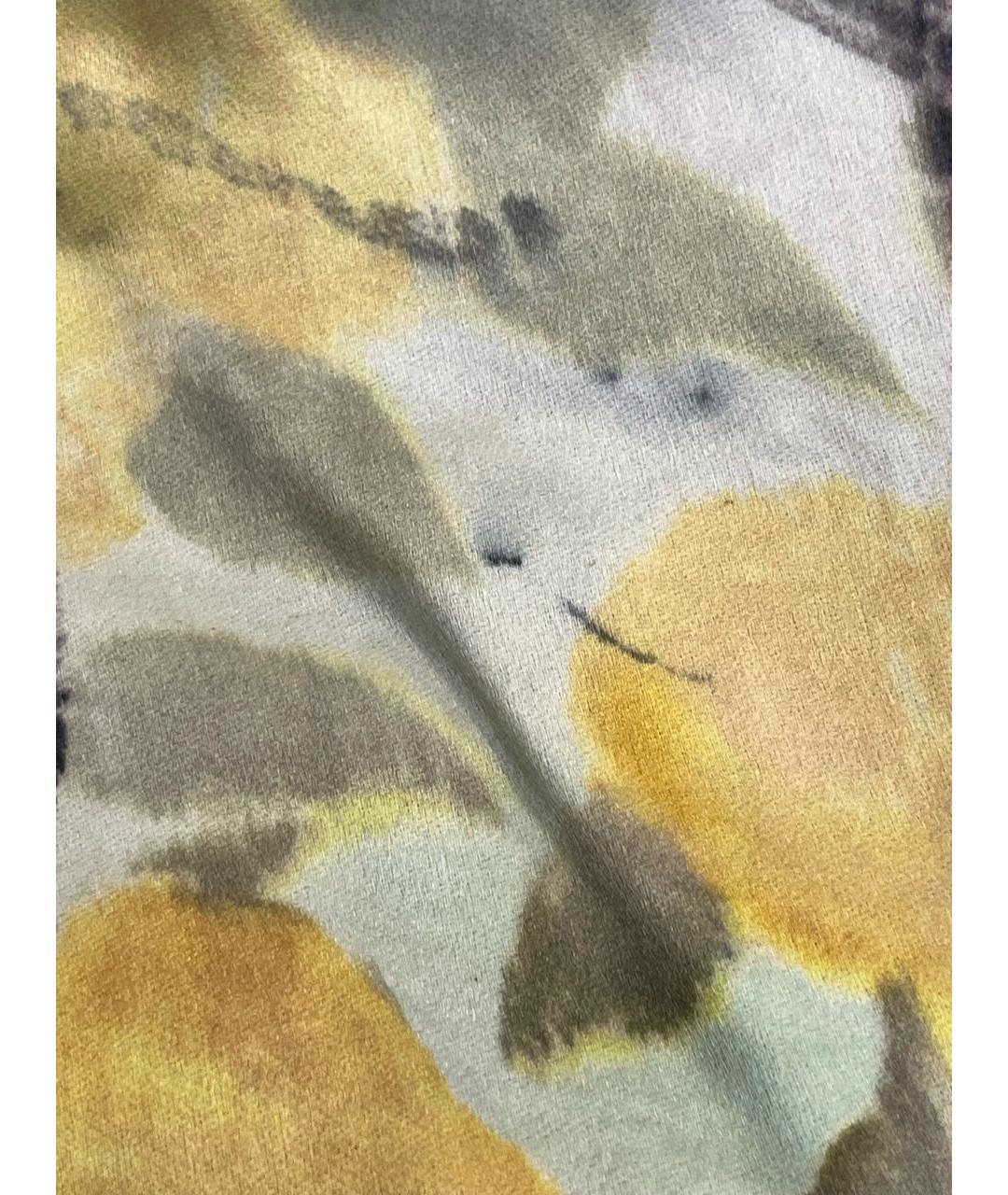 LANVIN Желтое шелковое коктейльное платье, фото 8