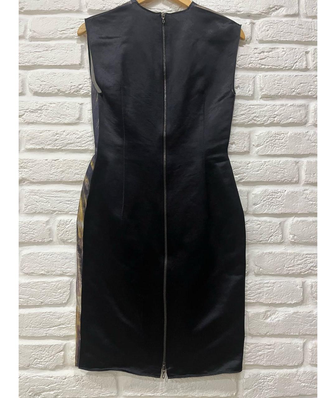 LANVIN Желтое шелковое коктейльное платье, фото 2