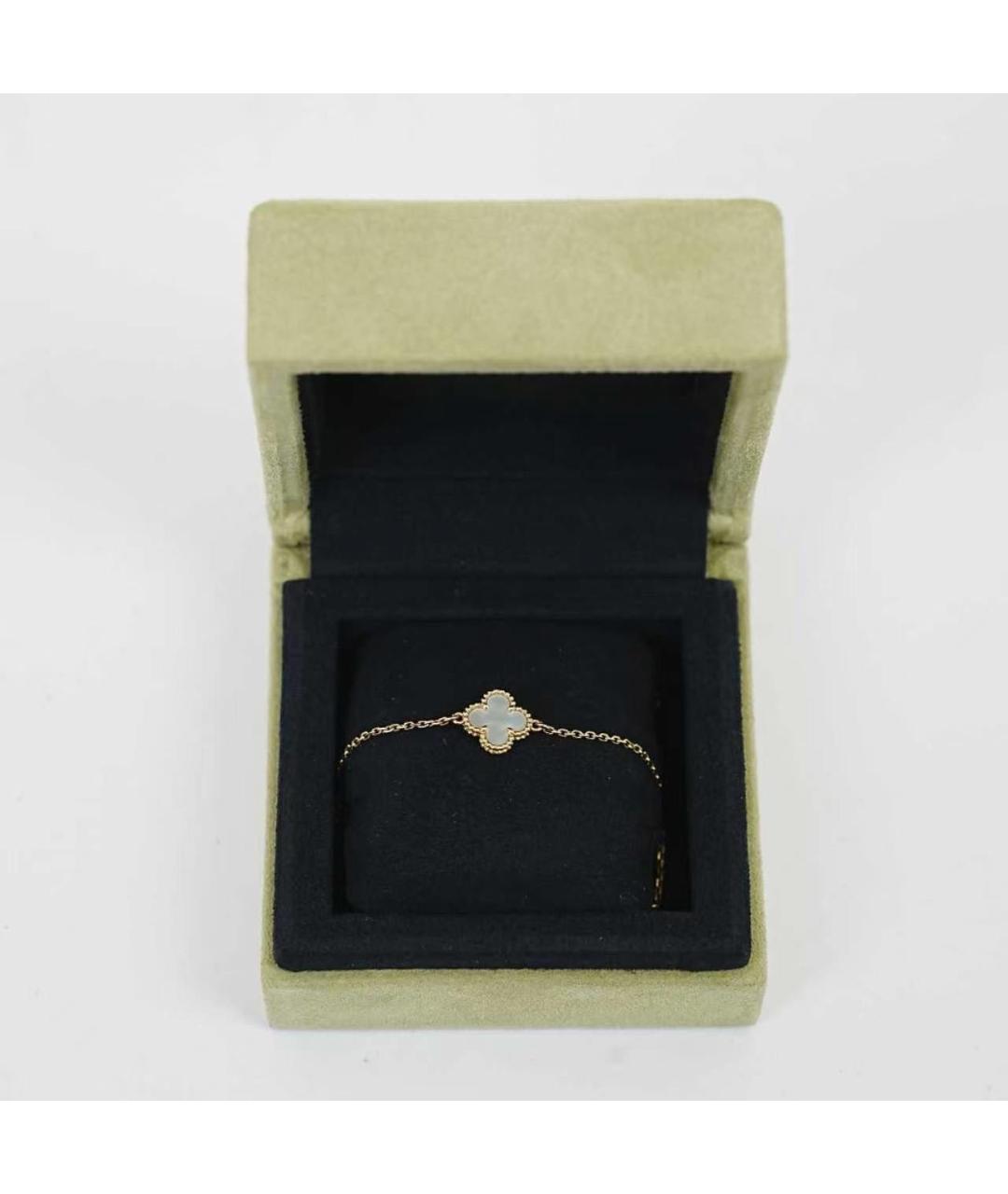 VAN CLEEF & ARPELS Белый браслет из желтого золота, фото 2