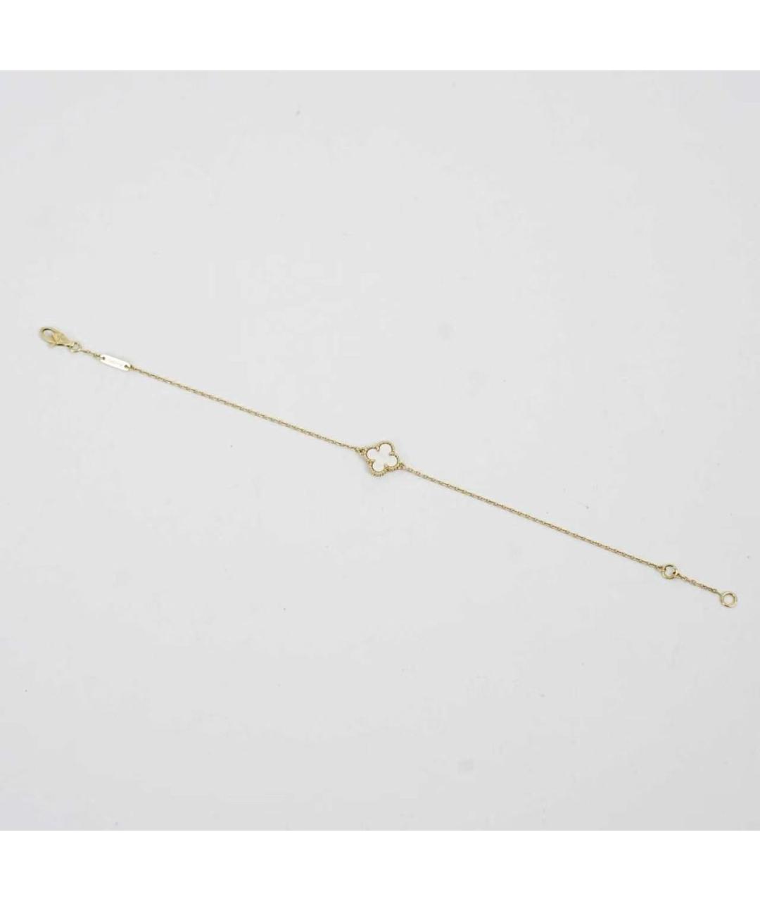 VAN CLEEF & ARPELS Белый браслет из желтого золота, фото 6