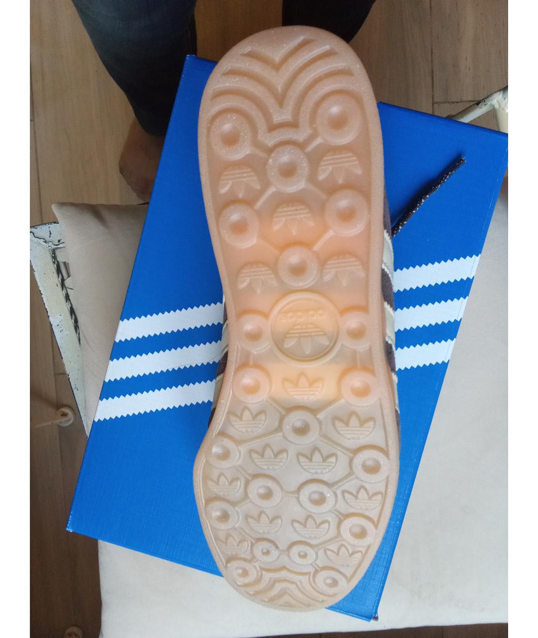 ADIDAS Коричневые замшевые кроссовки, фото 6