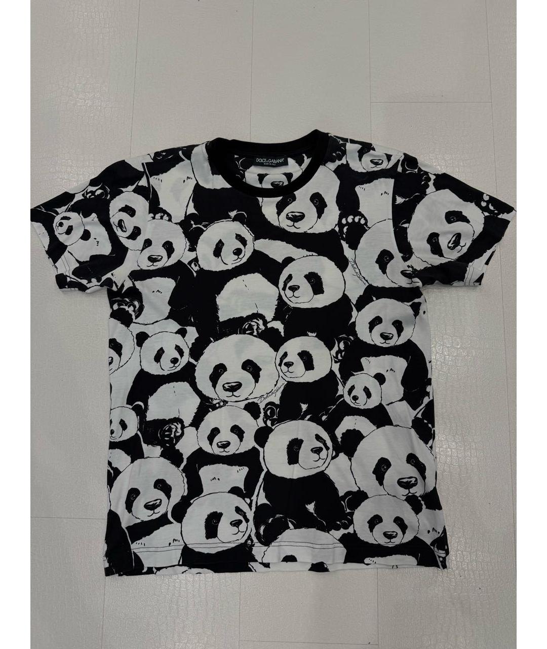 DOLCE&GABBANA Белая хлопковая футболка, фото 2