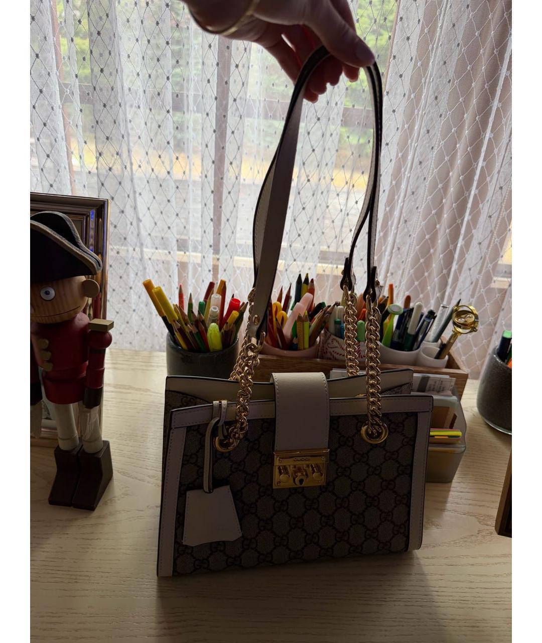 GUCCI Бежевая сумка через плечо, фото 4