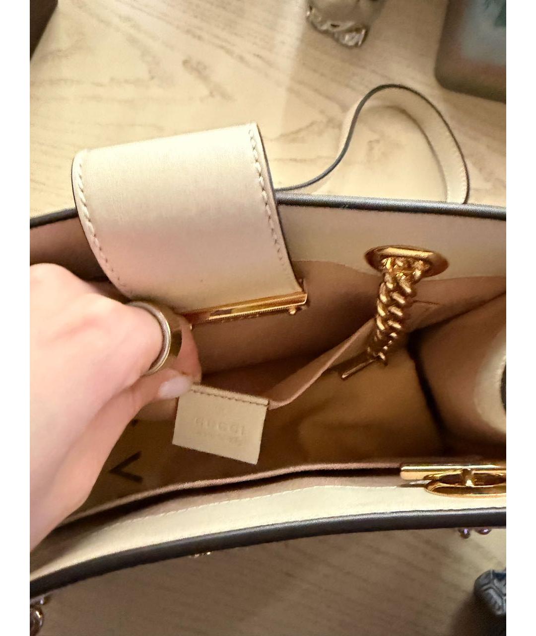 GUCCI Бежевая сумка через плечо, фото 6