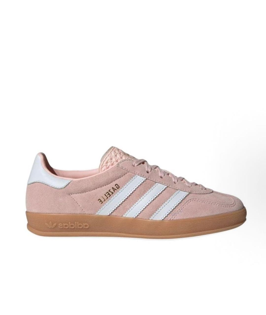 ADIDAS Розовые замшевые кроссовки, фото 5