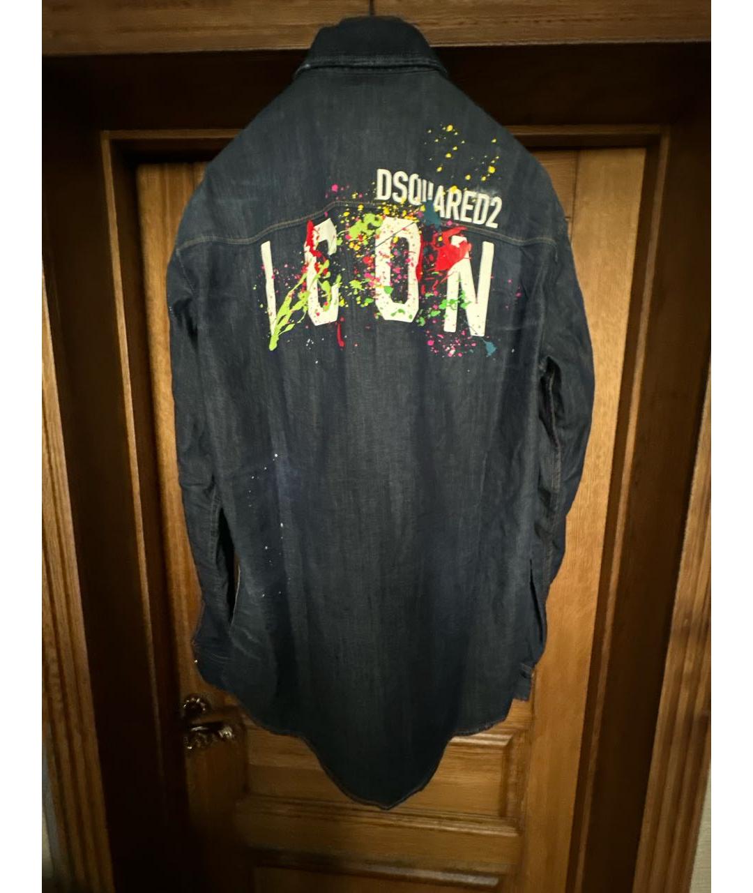 DSQUARED2 Хлопковая кэжуал рубашка, фото 2