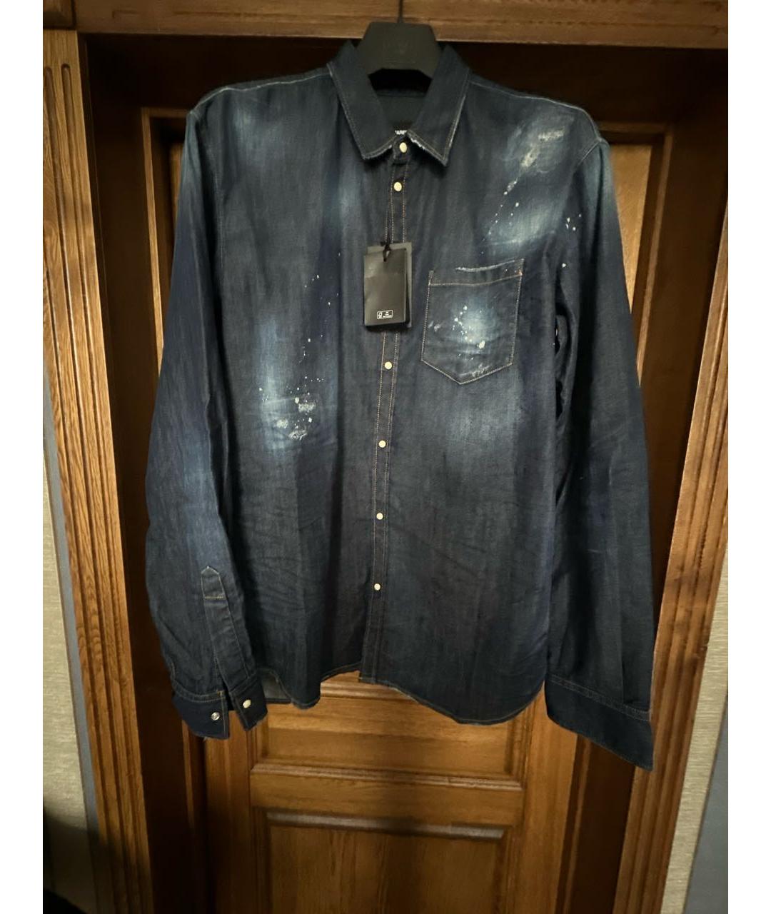 DSQUARED2 Хлопковая кэжуал рубашка, фото 8