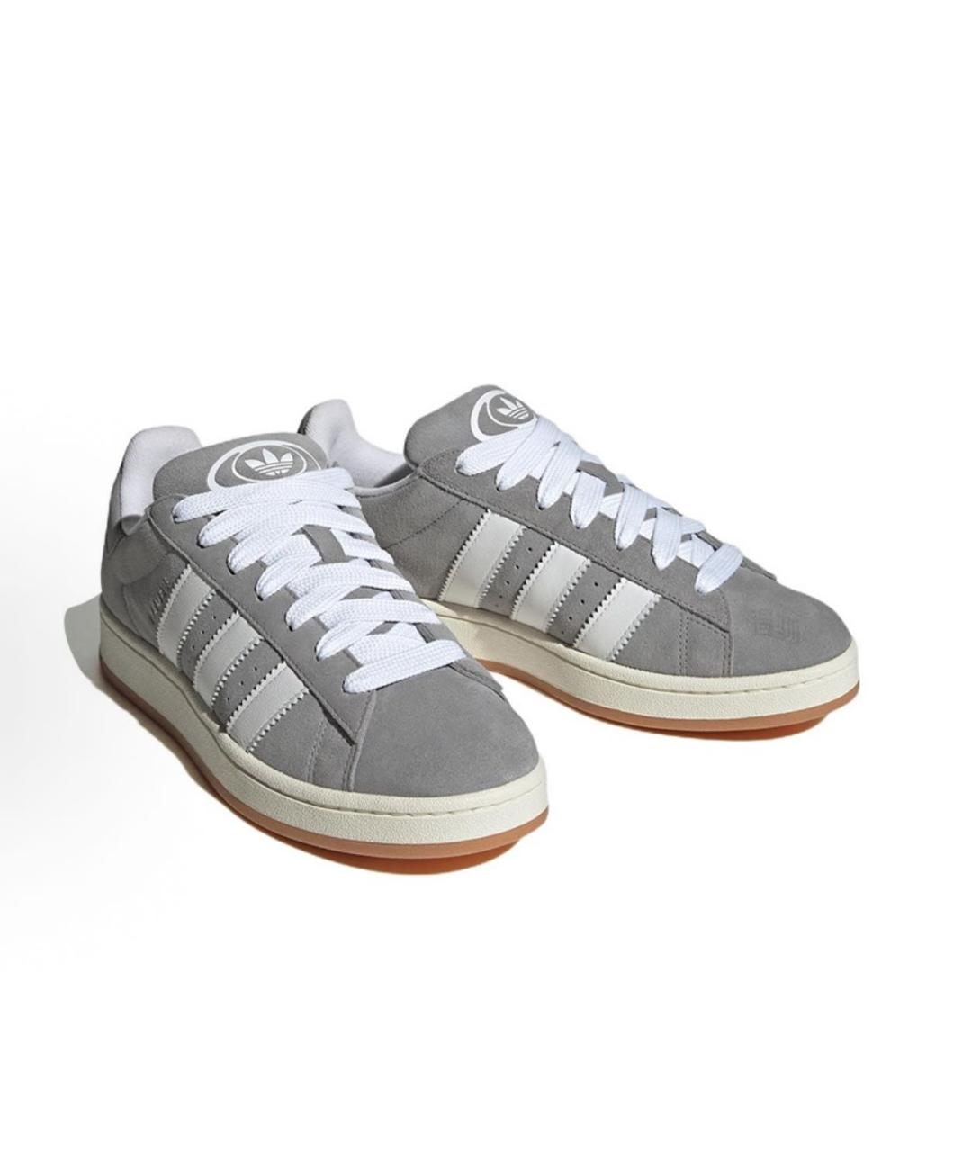 ADIDAS Серые замшевые кроссовки, фото 3