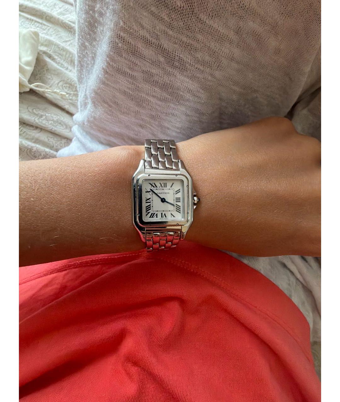 CARTIER Серебряные металлические часы, фото 5