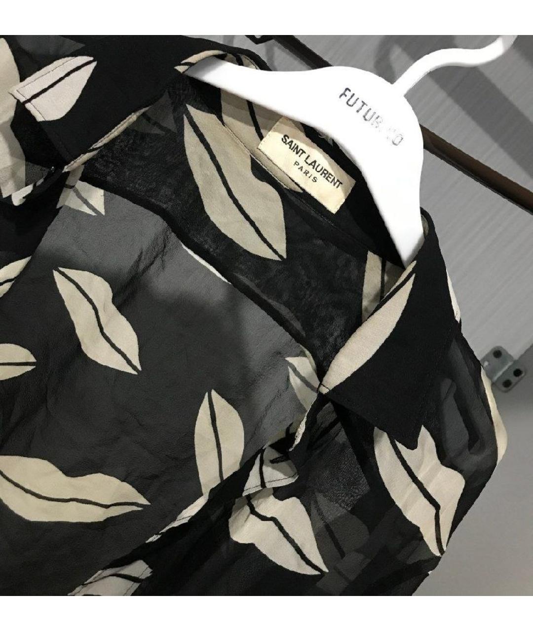 SAINT LAURENT Шелковая блузы, фото 3