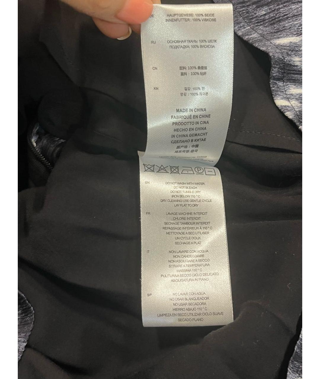 IRO Антрацитовое шелковое коктейльное платье, фото 6