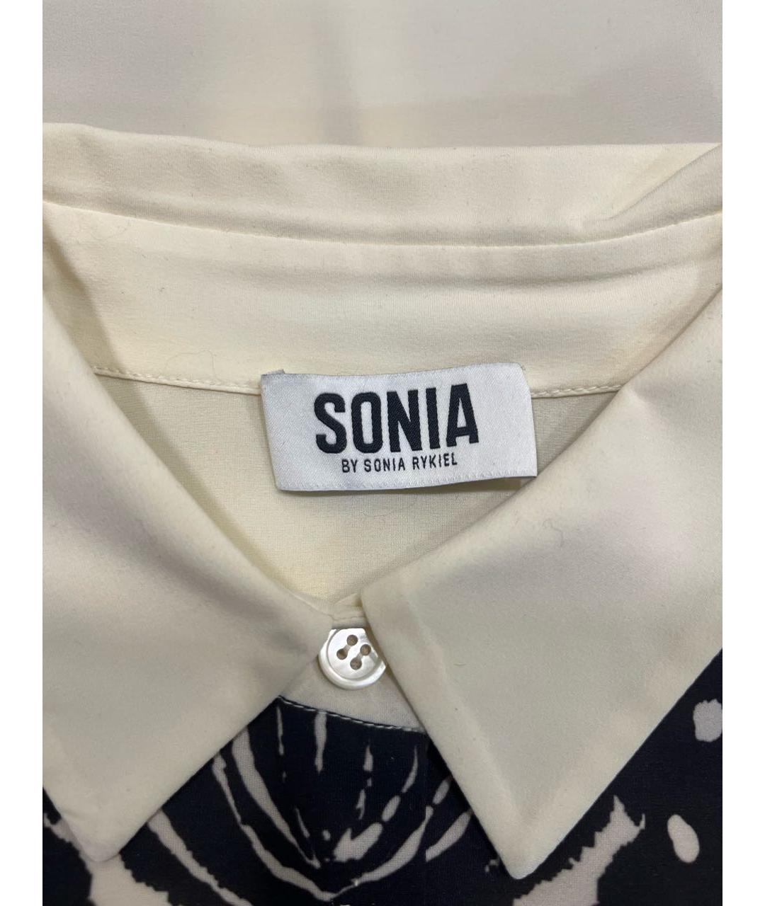 SONIA RYKIEL Бежевая полиэстеровая блузы, фото 3