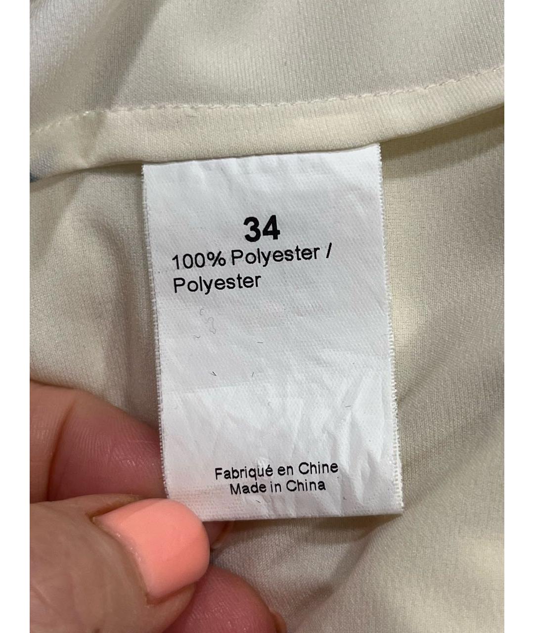 SONIA RYKIEL Бежевая полиэстеровая блузы, фото 6