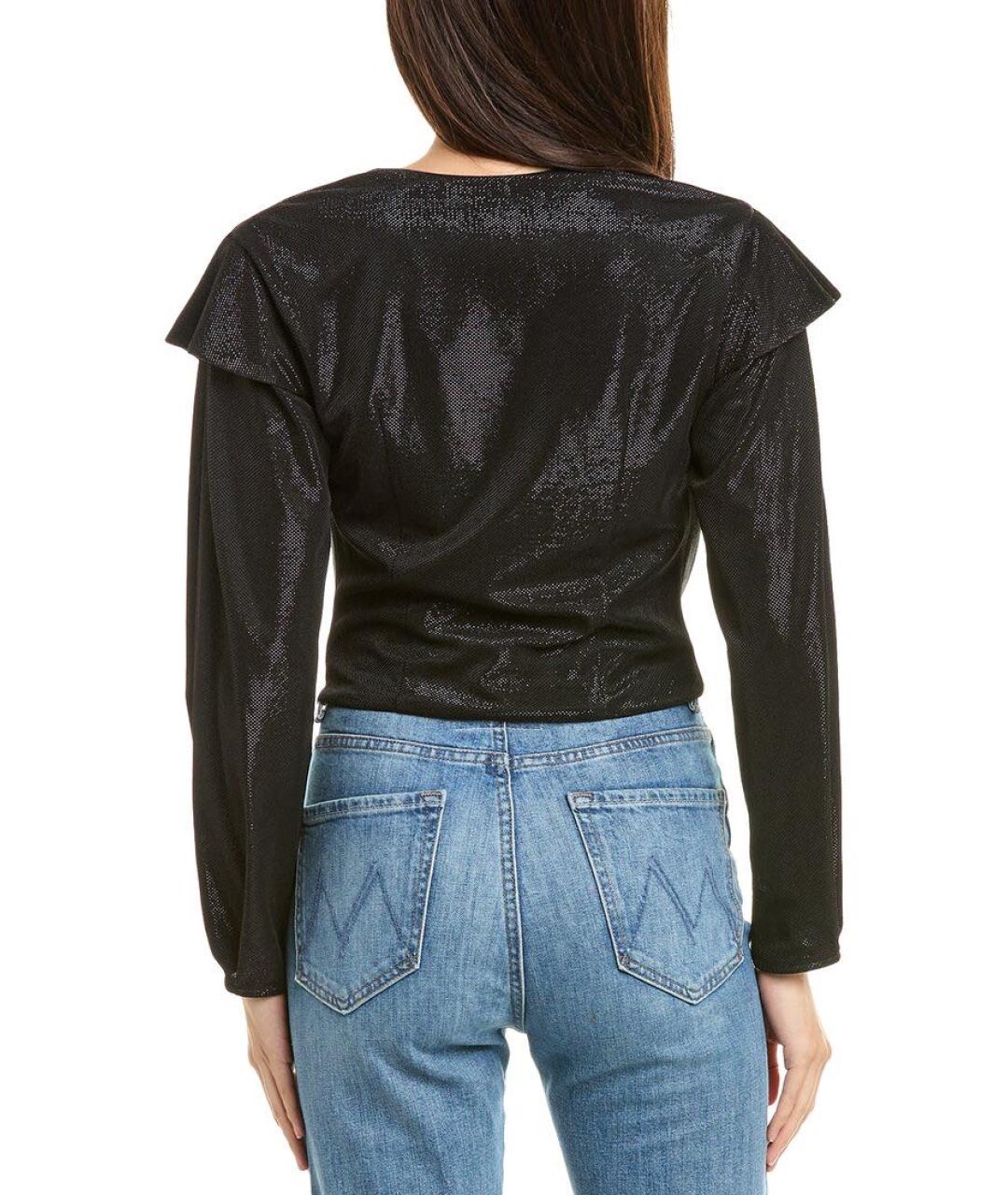 IRO Черная полиэстеровая блузы, фото 2