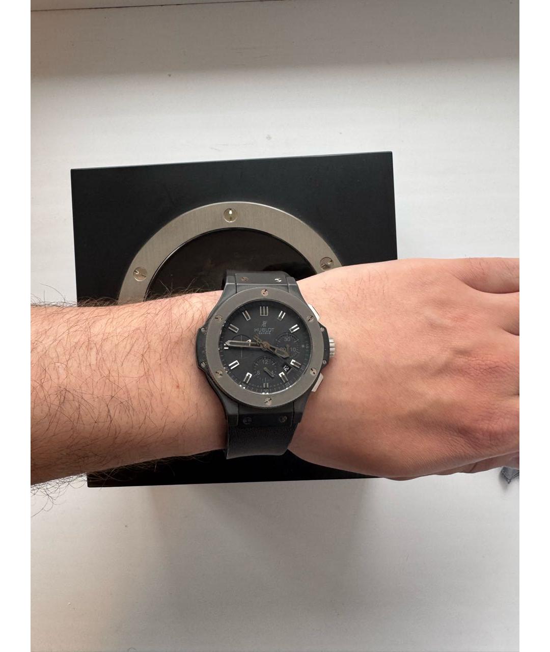 HUBLOT Черные керамические часы, фото 5