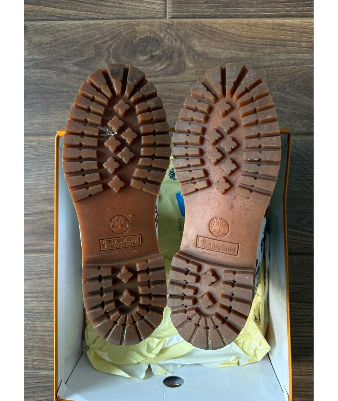 TIMBERLAND Белые кожаные высокие ботинки, фото 5