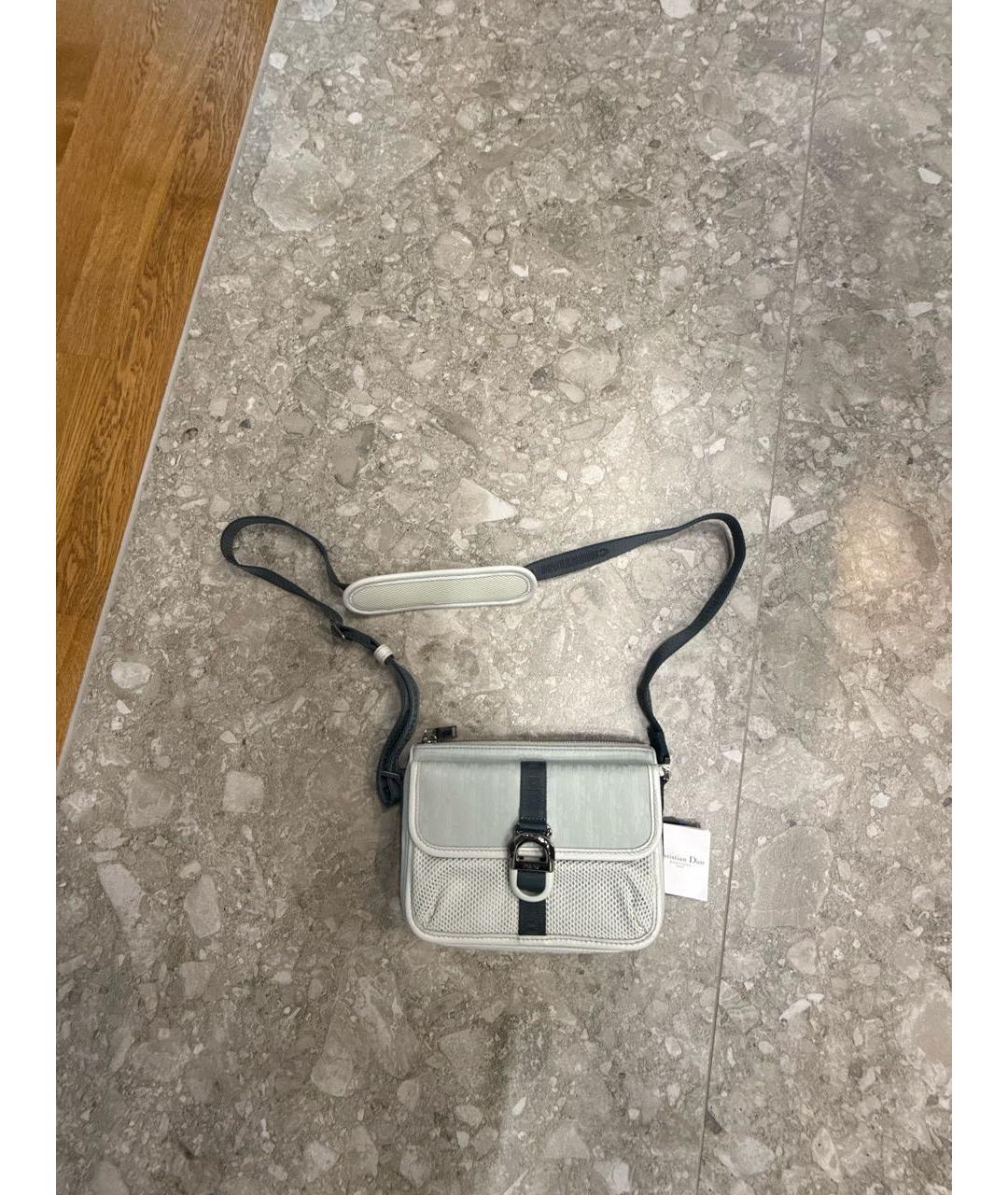 CHRISTIAN DIOR Серая сумка на плечо, фото 8
