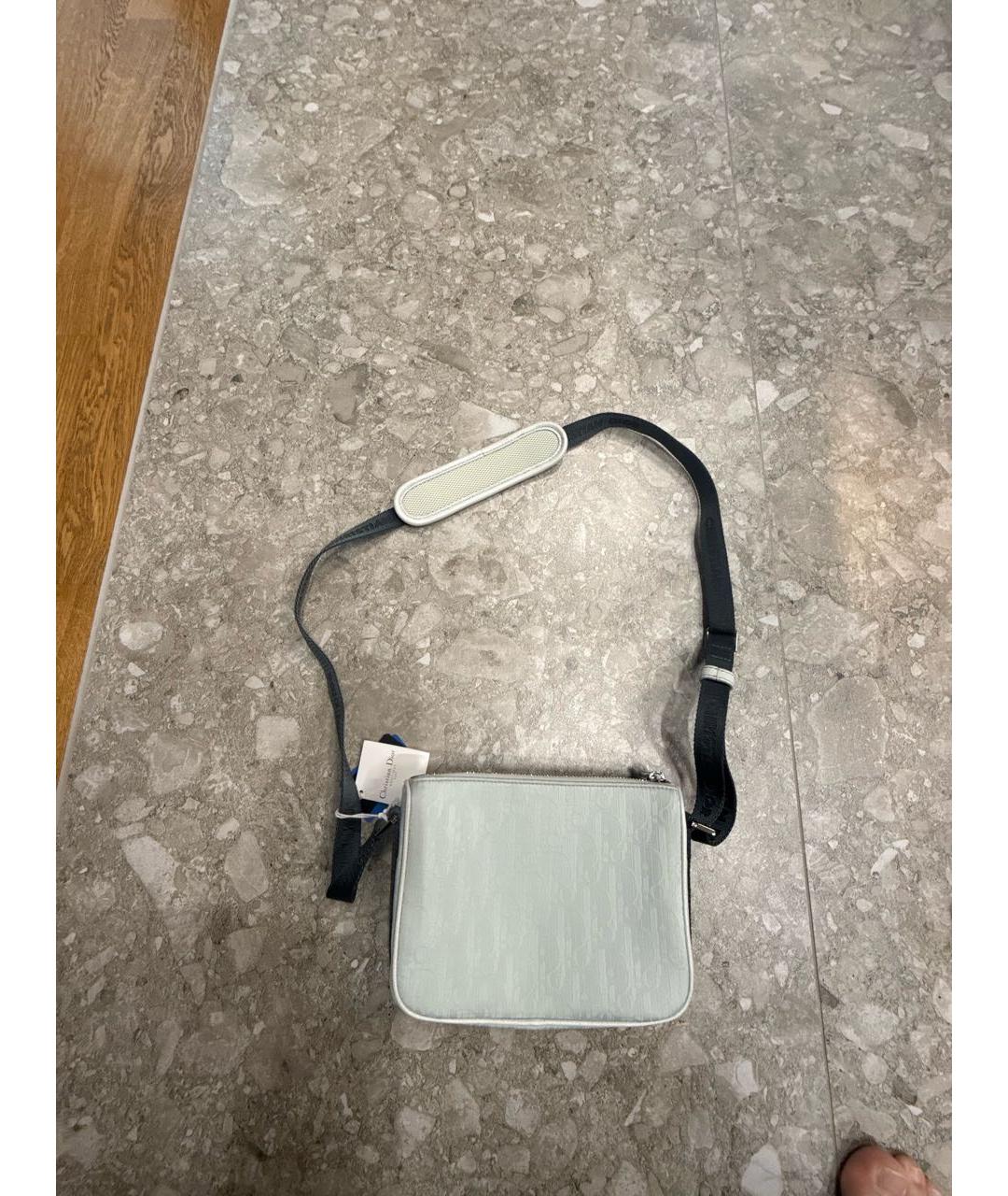 CHRISTIAN DIOR Серая сумка на плечо, фото 3