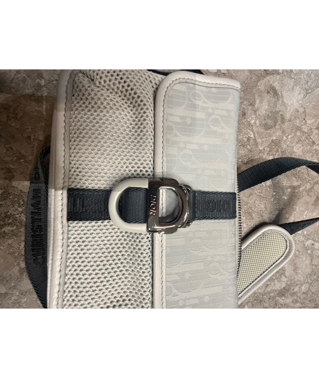 CHRISTIAN DIOR Серая сумка на плечо, фото 5