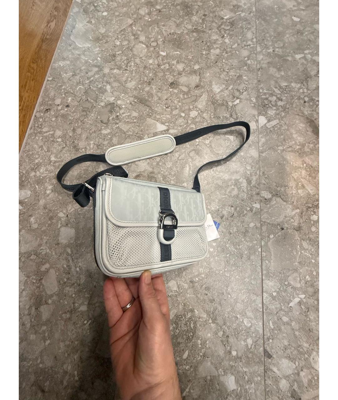 CHRISTIAN DIOR Серая сумка на плечо, фото 2