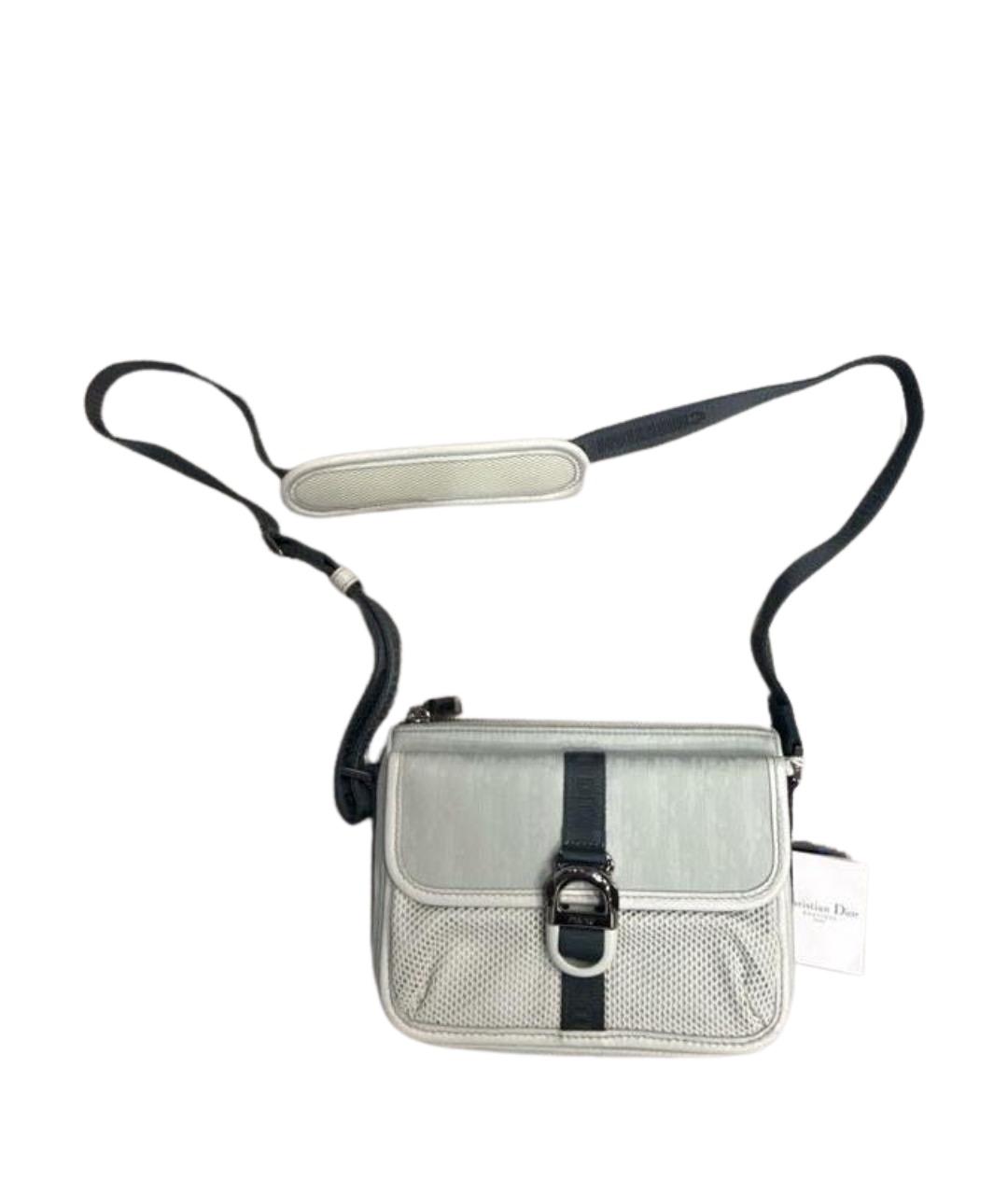 CHRISTIAN DIOR Серая сумка на плечо, фото 1
