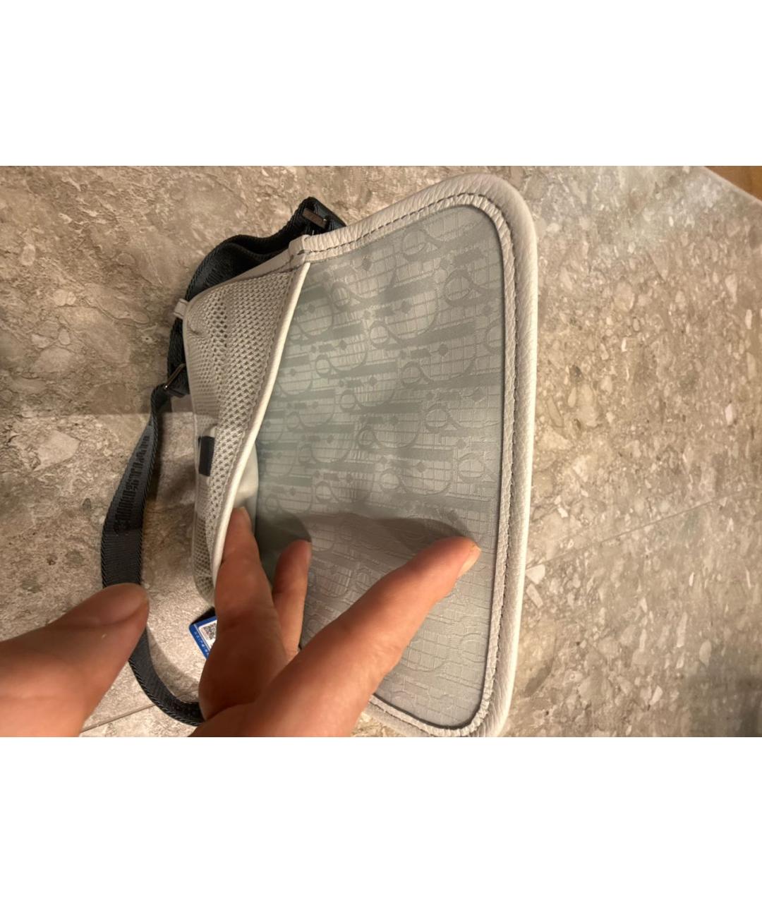 CHRISTIAN DIOR Серая сумка на плечо, фото 7