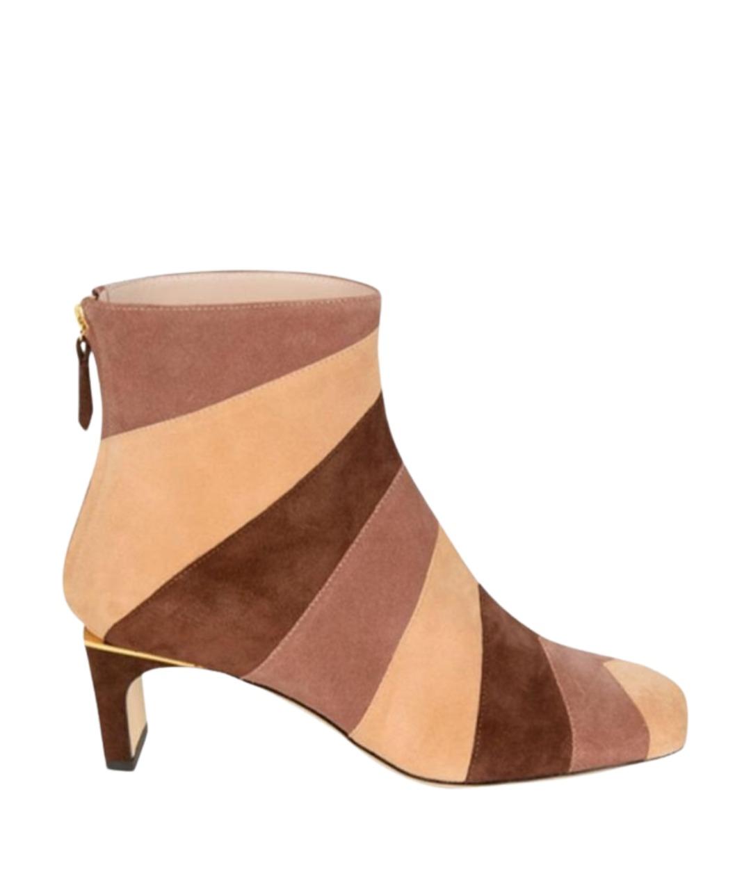 POLLINI Мульти замшевые ботильоны, фото 1