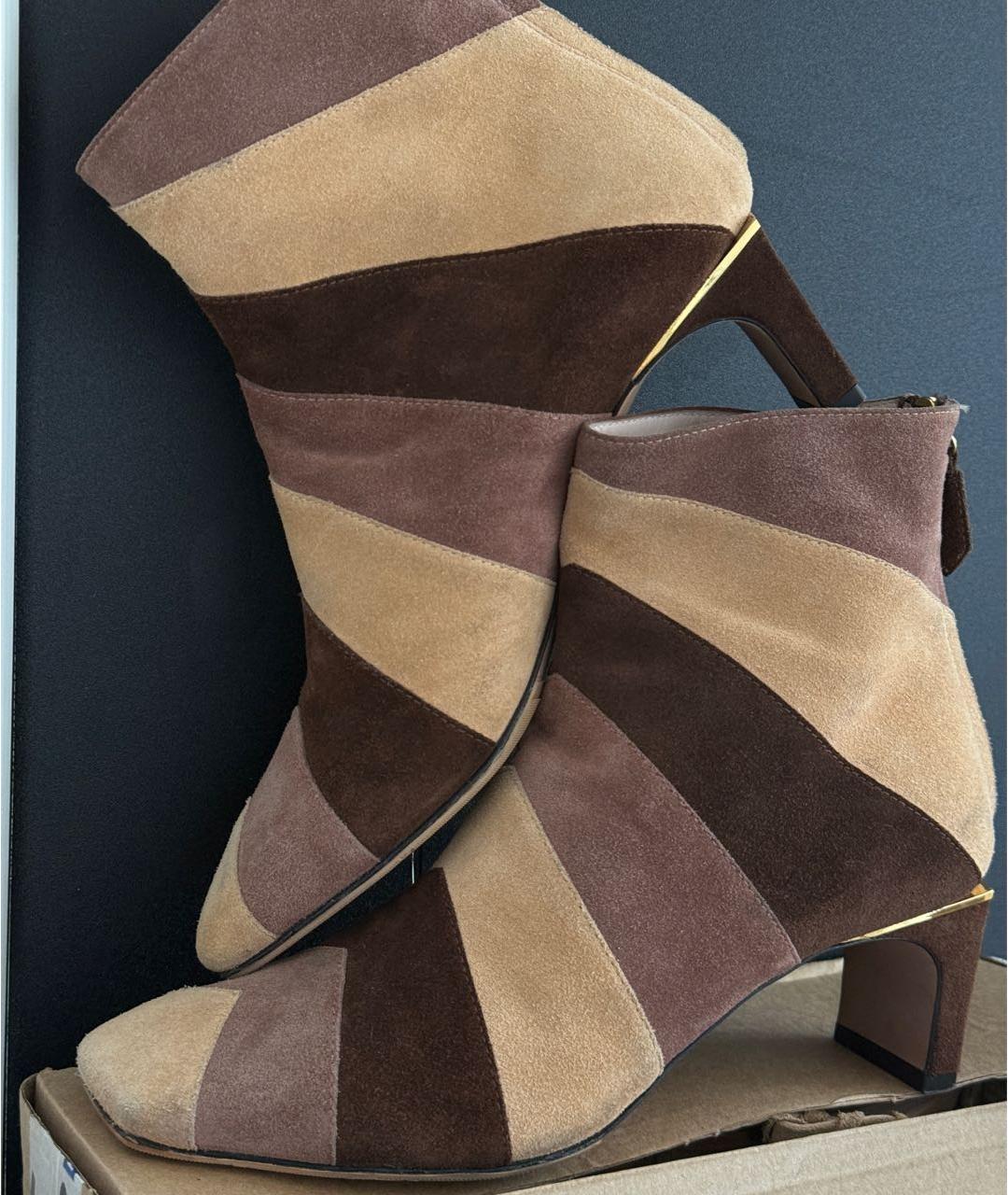 POLLINI Мульти замшевые ботильоны, фото 2