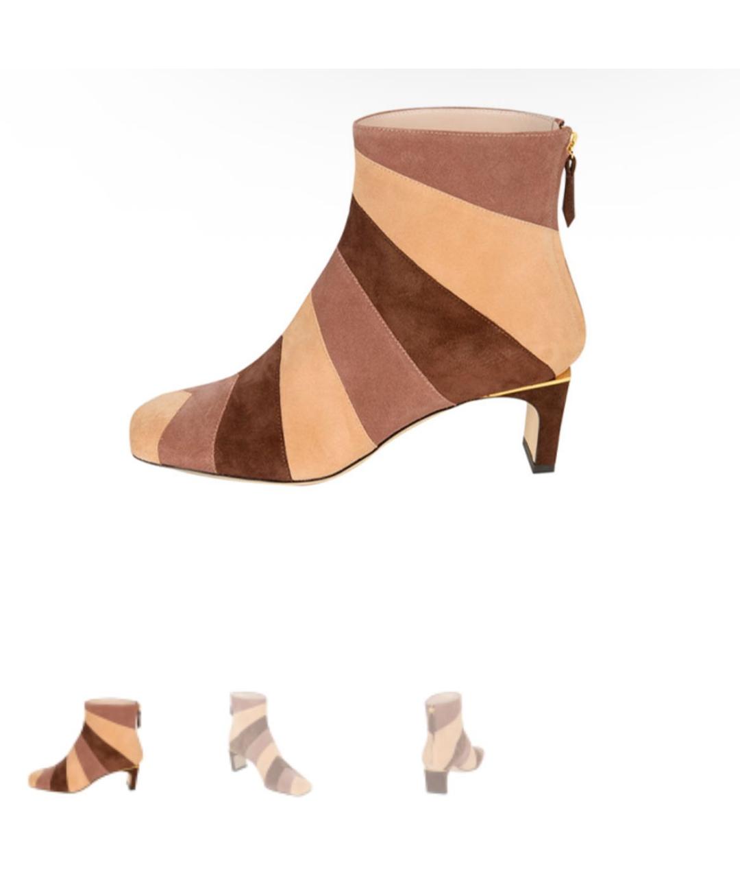 POLLINI Мульти замшевые ботильоны, фото 7