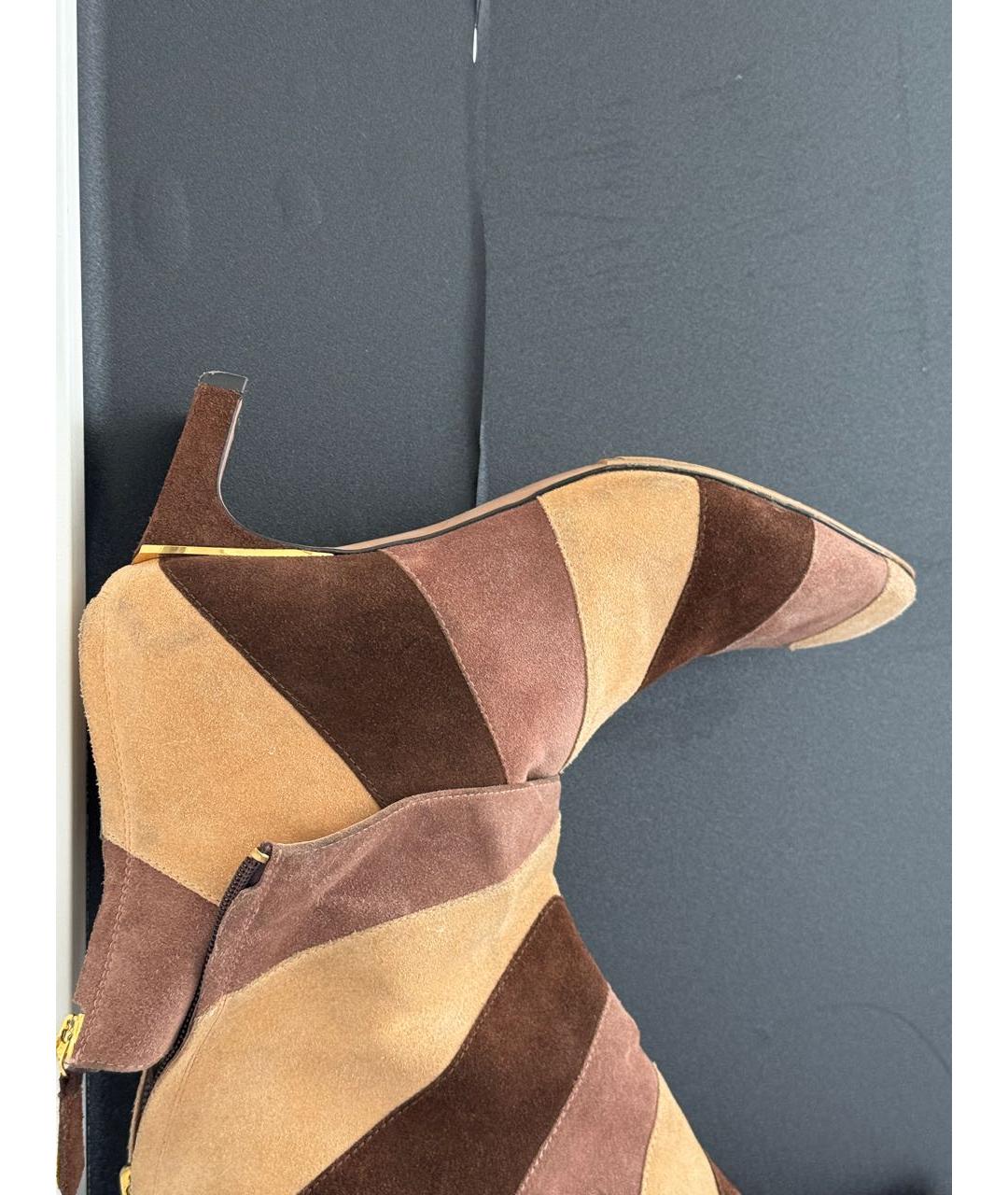 POLLINI Мульти замшевые ботильоны, фото 6