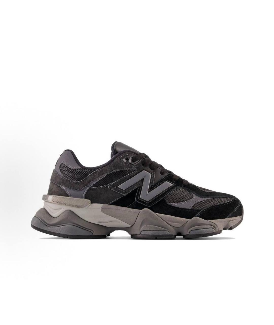 NEW BALANCE Черные замшевые низкие кроссовки / кеды, фото 7