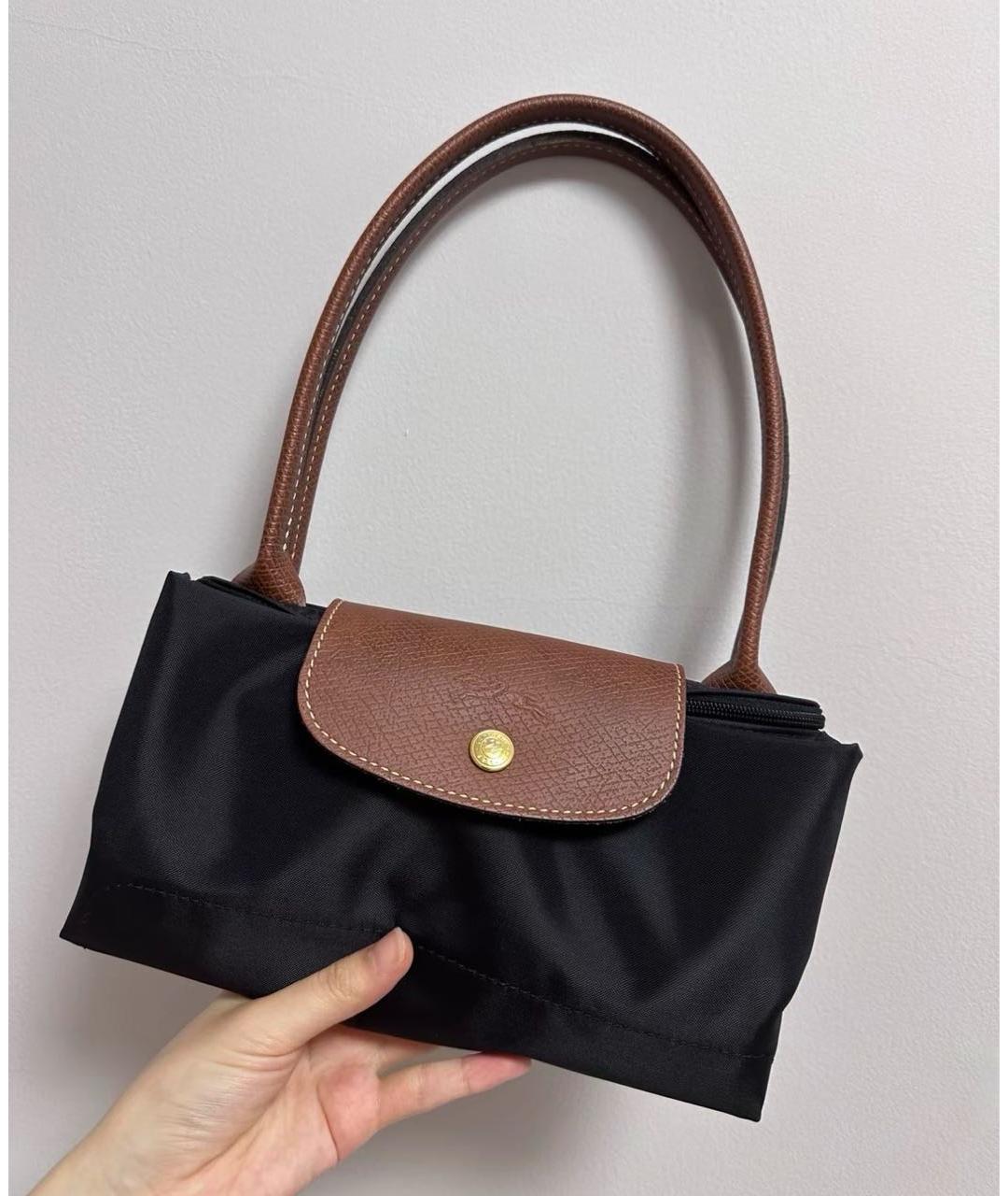 LONGCHAMP Черная сумка тоут, фото 7