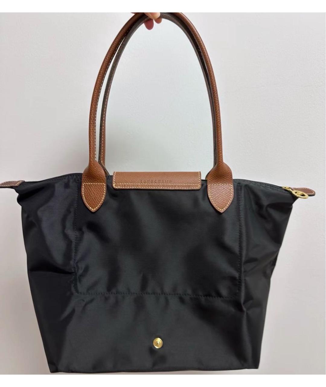 LONGCHAMP Черная сумка тоут, фото 6