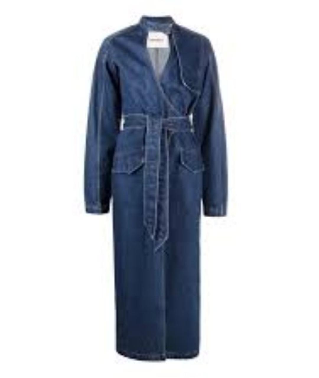 NANUSHKA Темно-синее повседневное платье, фото 8