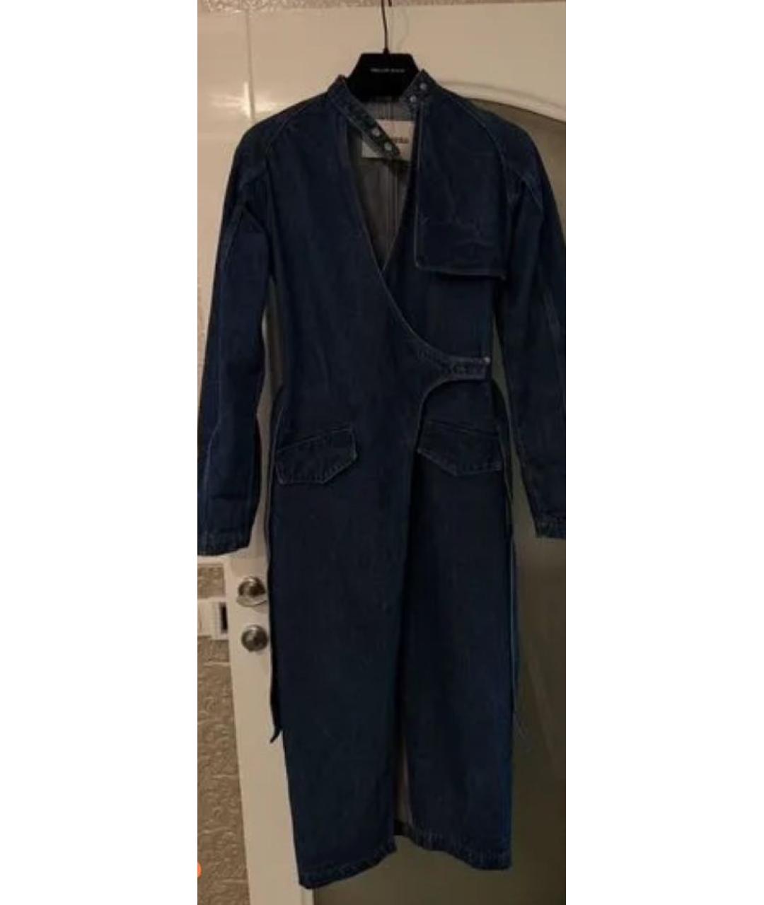 NANUSHKA Темно-синее повседневное платье, фото 3