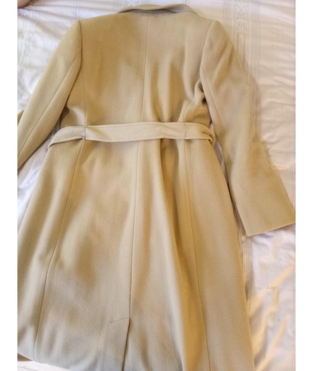 MAX&CO Бежевое шерстяное пальто, фото 3