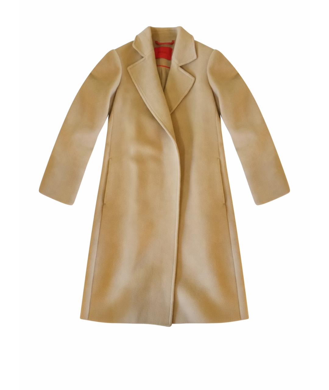 MAX&CO Бежевое шерстяное пальто, фото 1