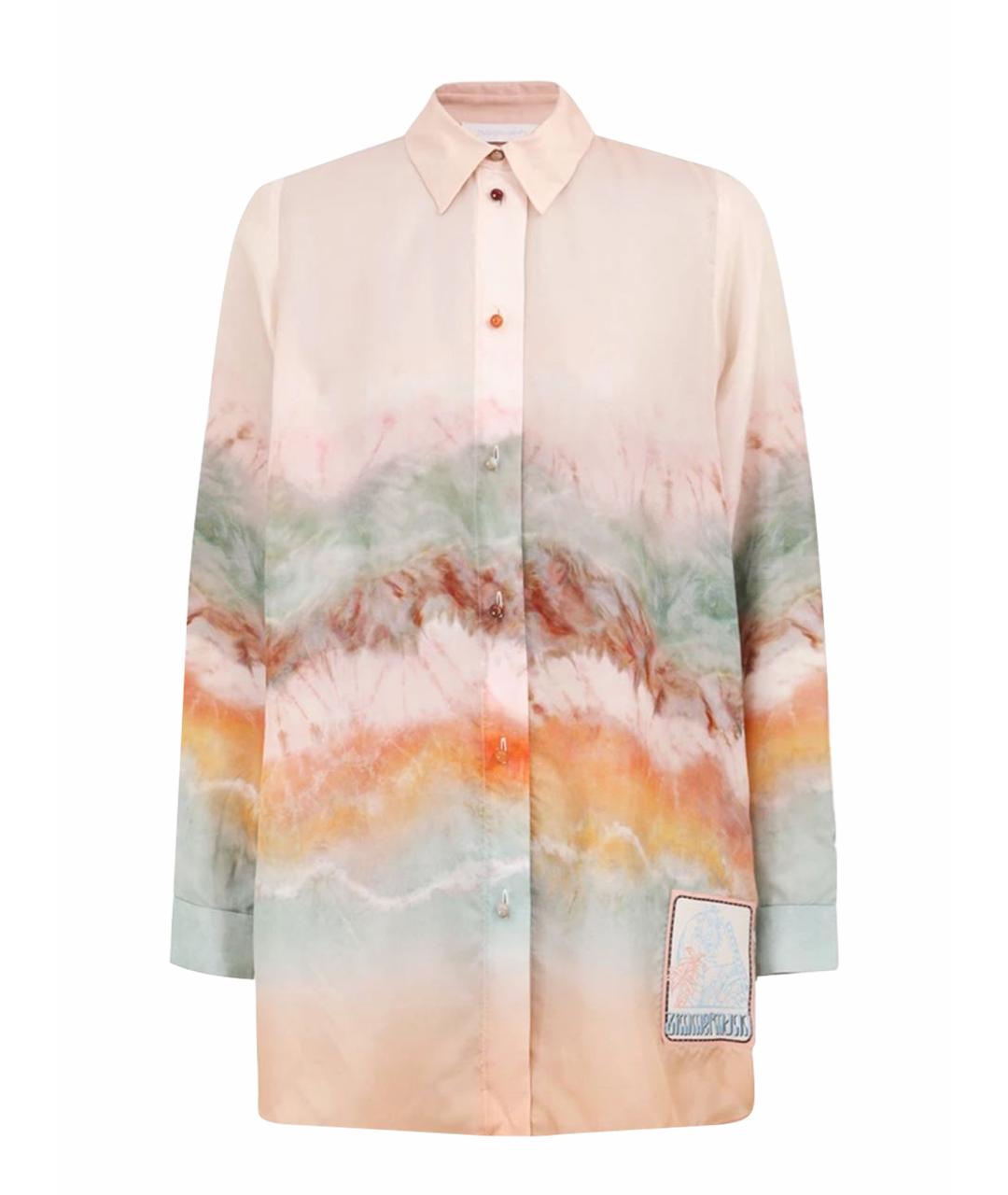 ZIMMERMANN Бирюзовый шелковый костюм с брюками, фото 1