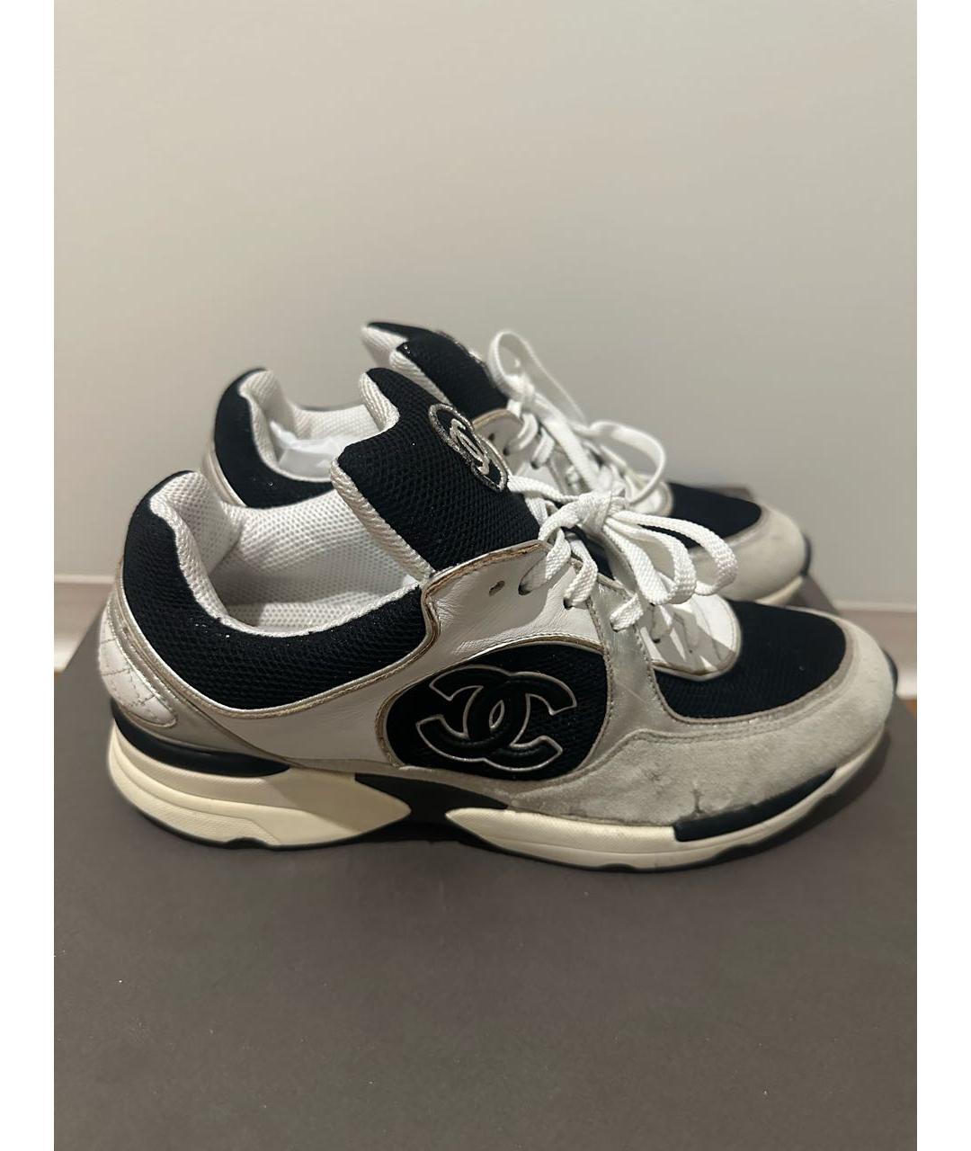 CHANEL Мульти замшевые кроссовки, фото 2
