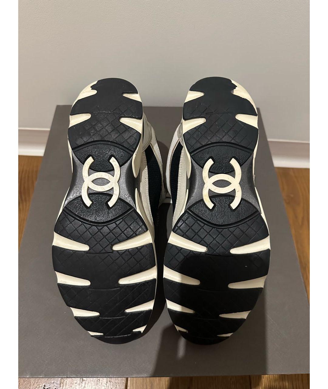 CHANEL Мульти замшевые кроссовки, фото 5