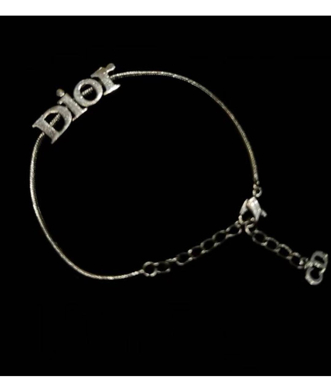 SAINT LAURENT Серебрянный металлический браслет, фото 2