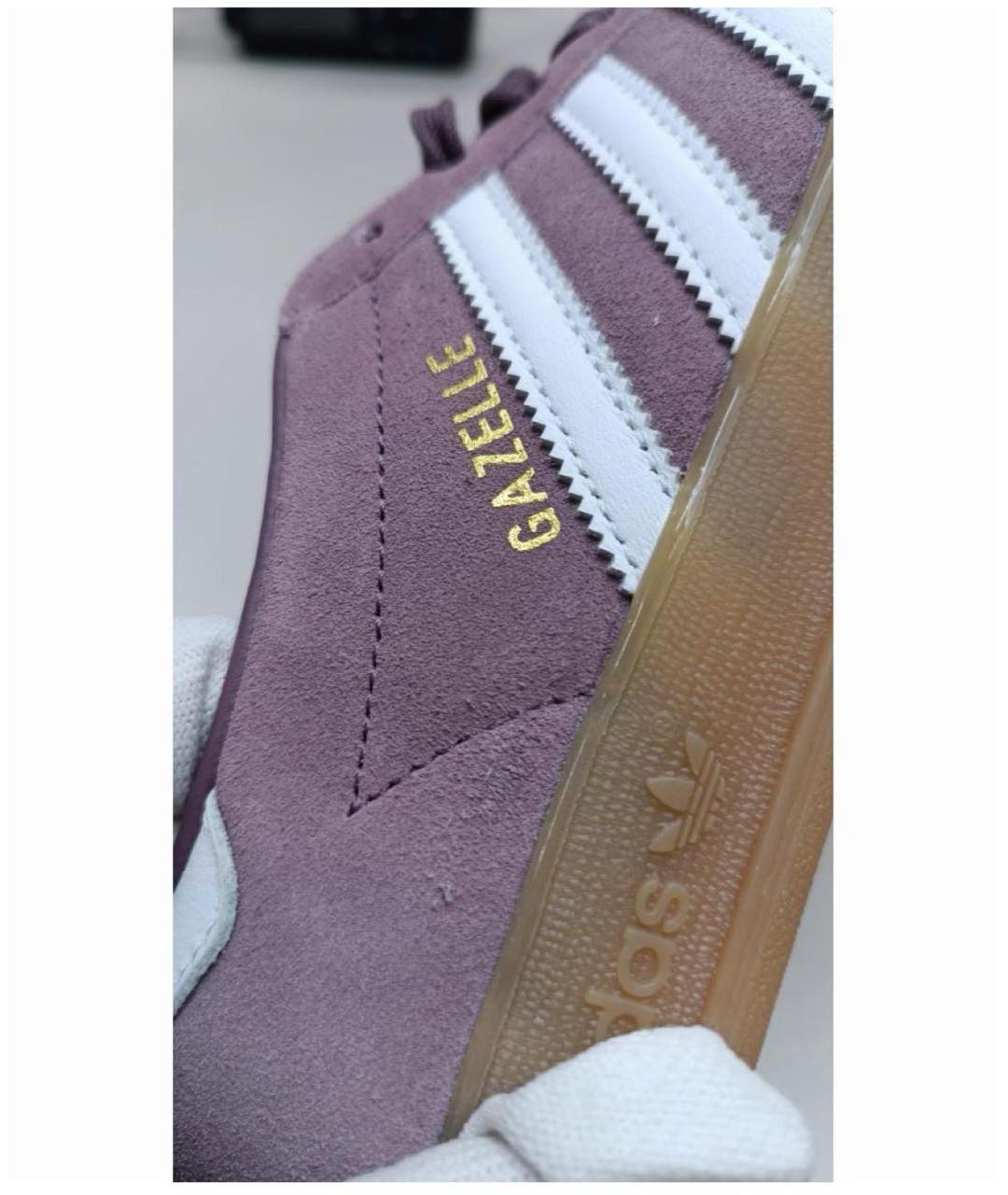 ADIDAS Бордовые замшевые кеды, фото 4