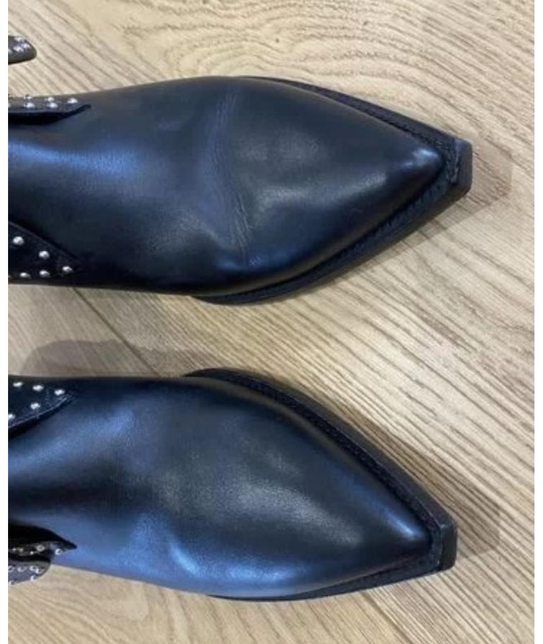 GIVENCHY Черные кожаные ботильоны, фото 6