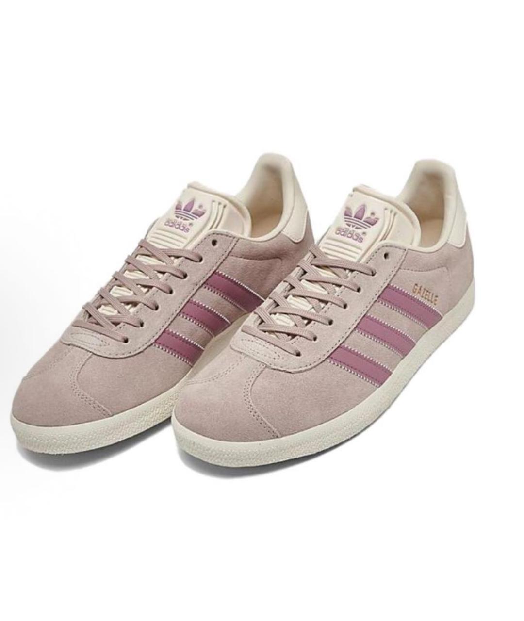 ADIDAS Розовые замшевые кроссовки, фото 3