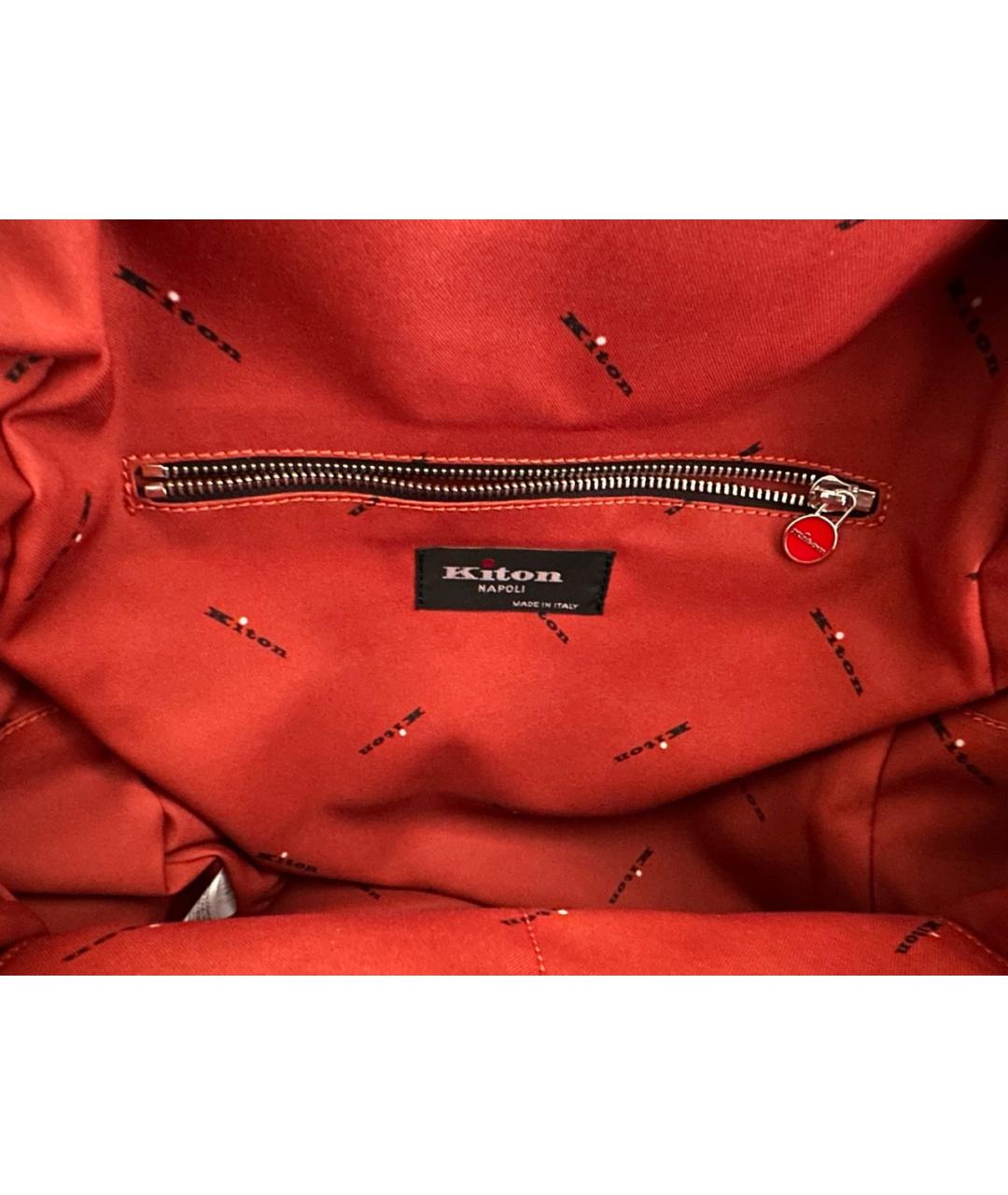 KITON Хаки рюкзак, фото 4