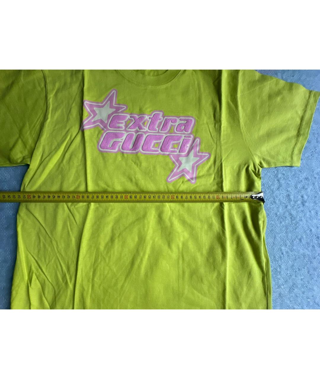 GUCCI Хлопковая футболка, фото 5