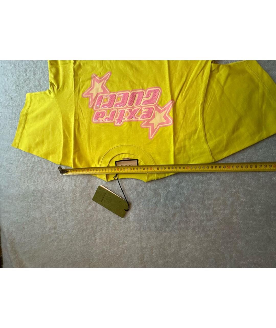 GUCCI Хлопковая футболка, фото 7