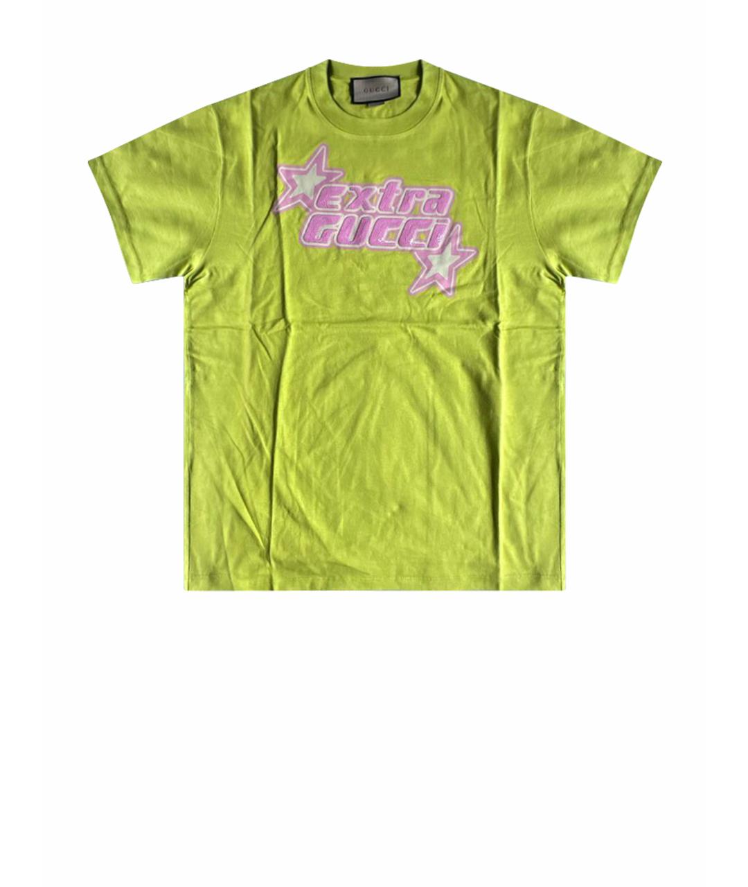 GUCCI Хлопковая футболка, фото 1