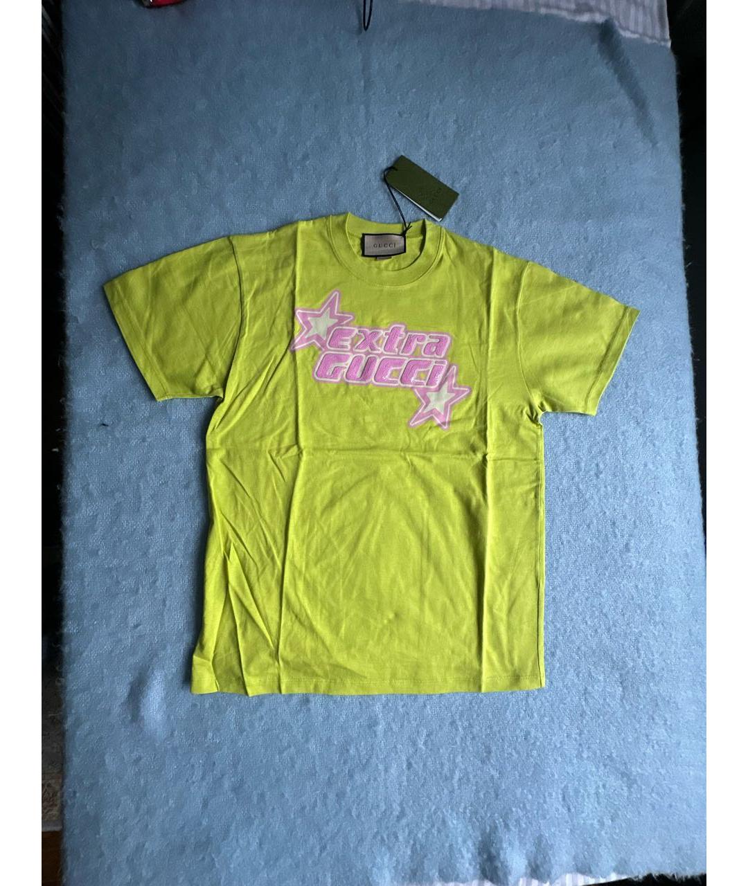 GUCCI Хлопковая футболка, фото 9