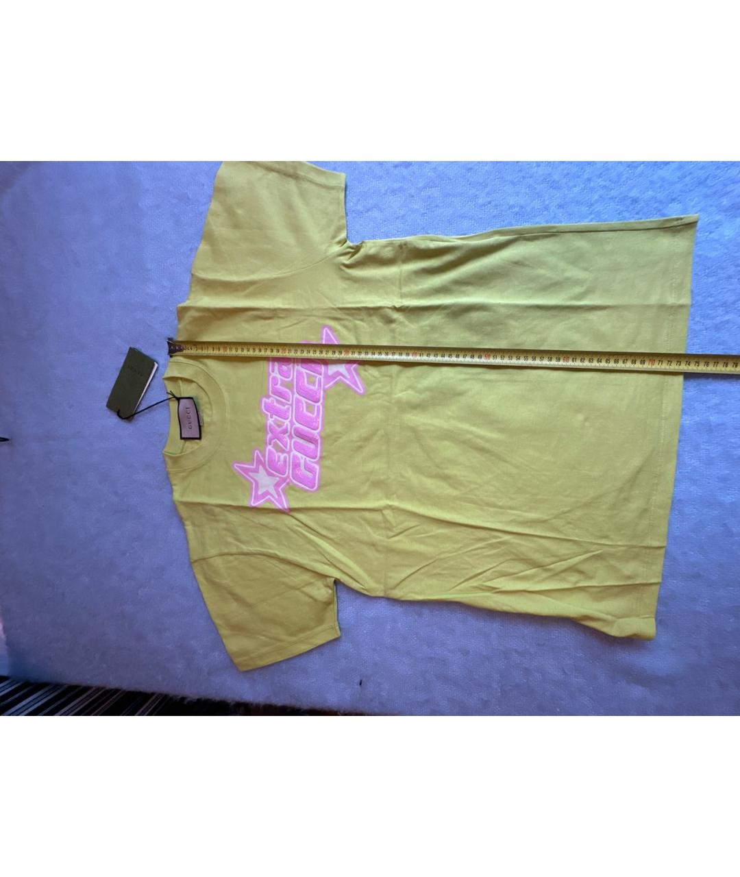 GUCCI Хлопковая футболка, фото 6